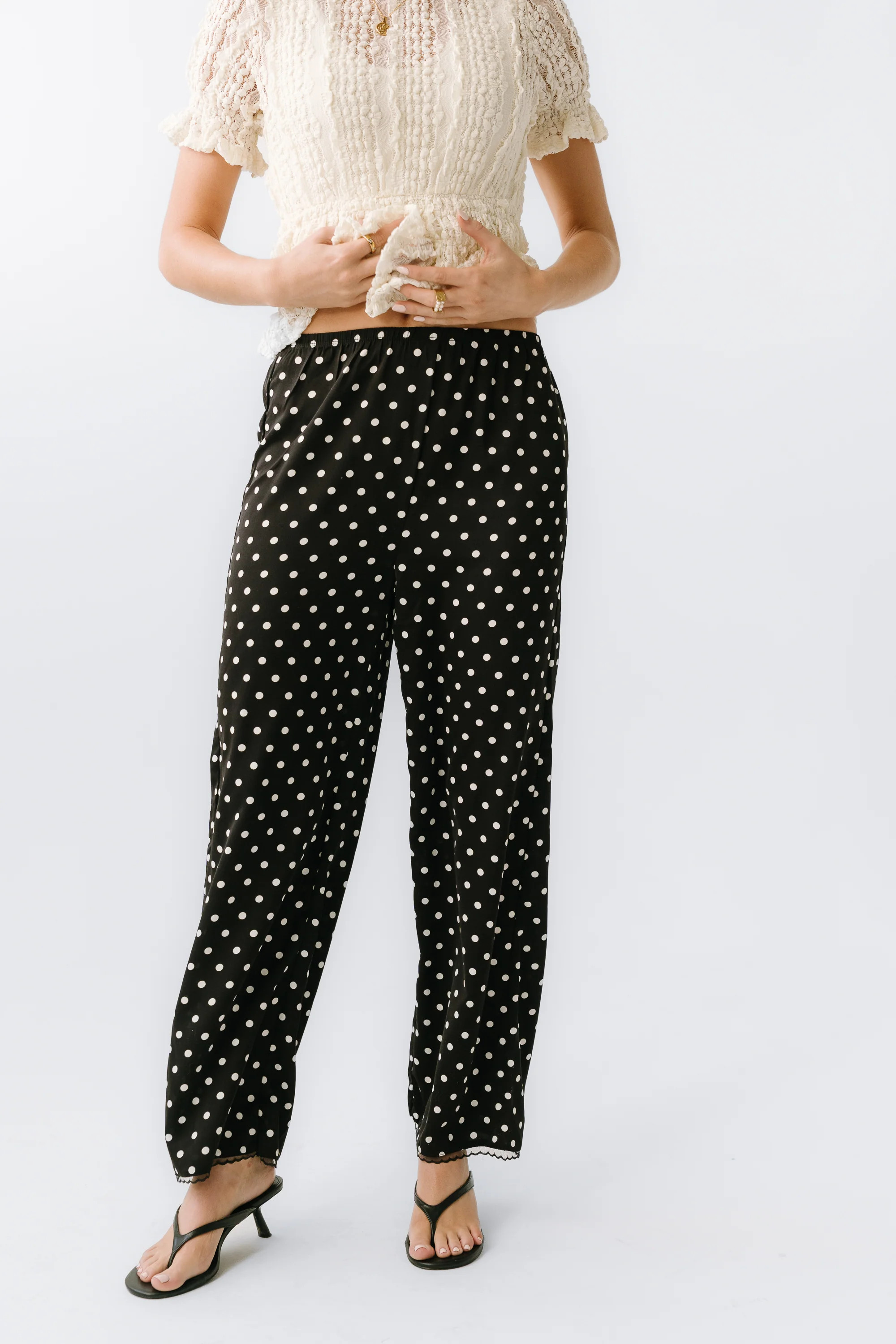 Kayla Polka Dot Pants | Böhme US