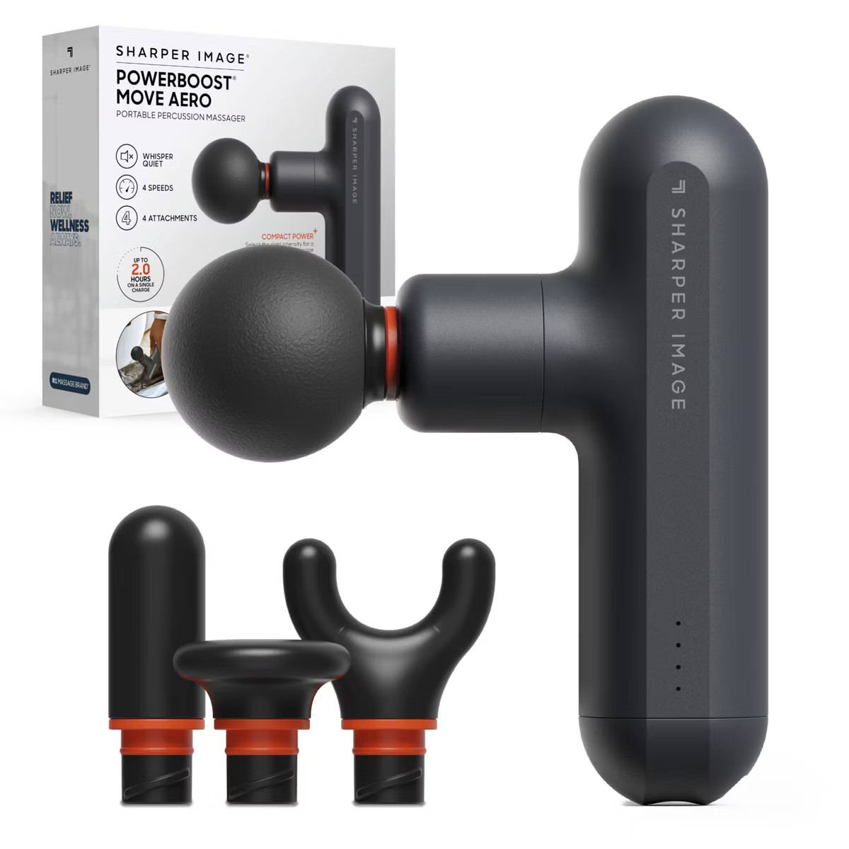 Sharper Image Powerboost Move Portable Percussion Body Massager - Aero | Target