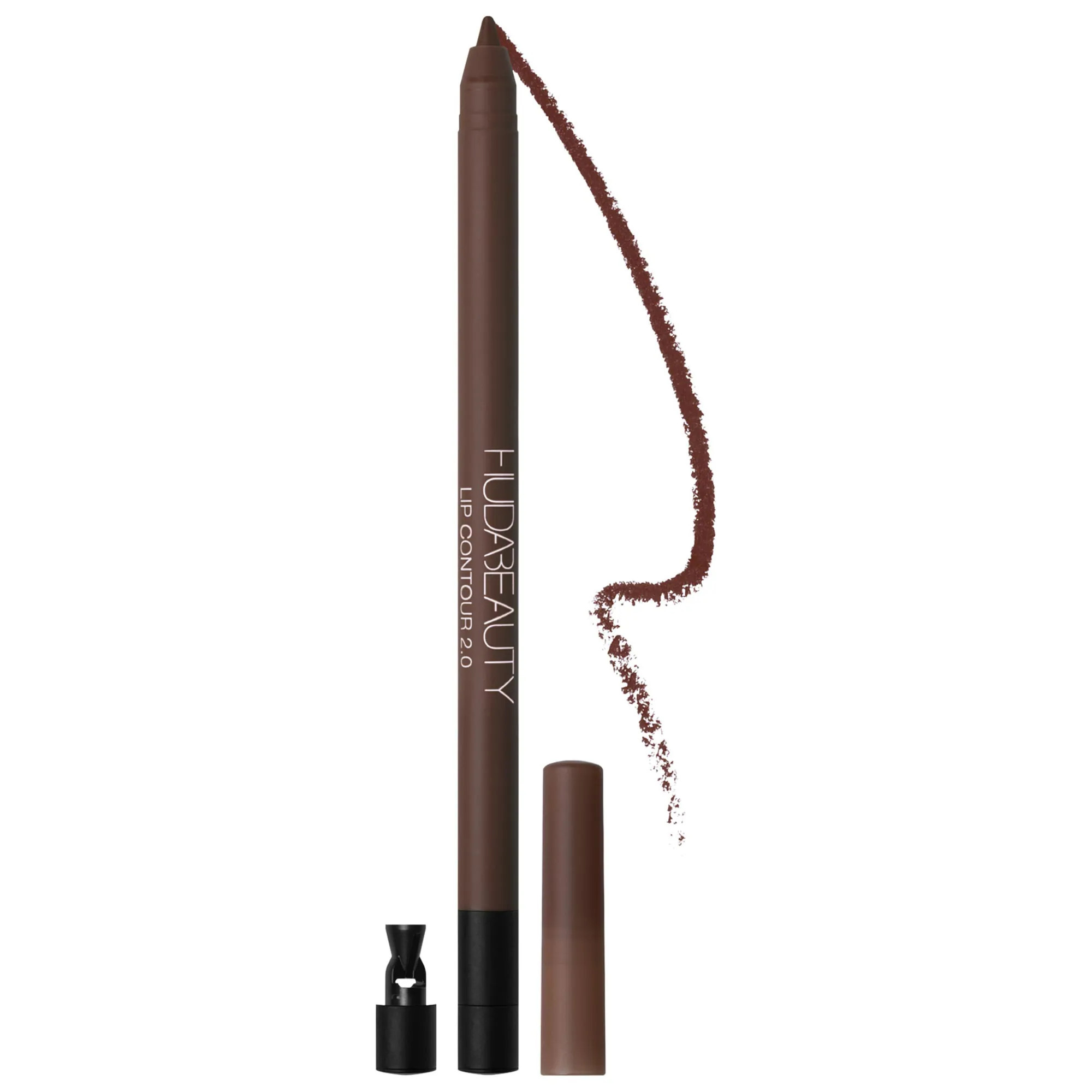 HUDA BEAUTY Lip Contour 2.0 Automatic Matte Lip Pencil Rich Brown 0.01 oz/ 0.5 g | Sephora (US)