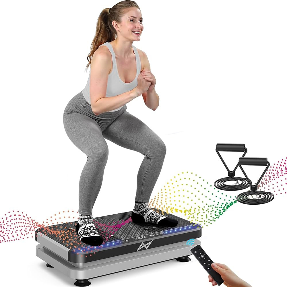 AXV Vibration Plate Fitness Platform Exercise Machine Vibrating Shaking Full Body Shaker Workout ... | Amazon (US)