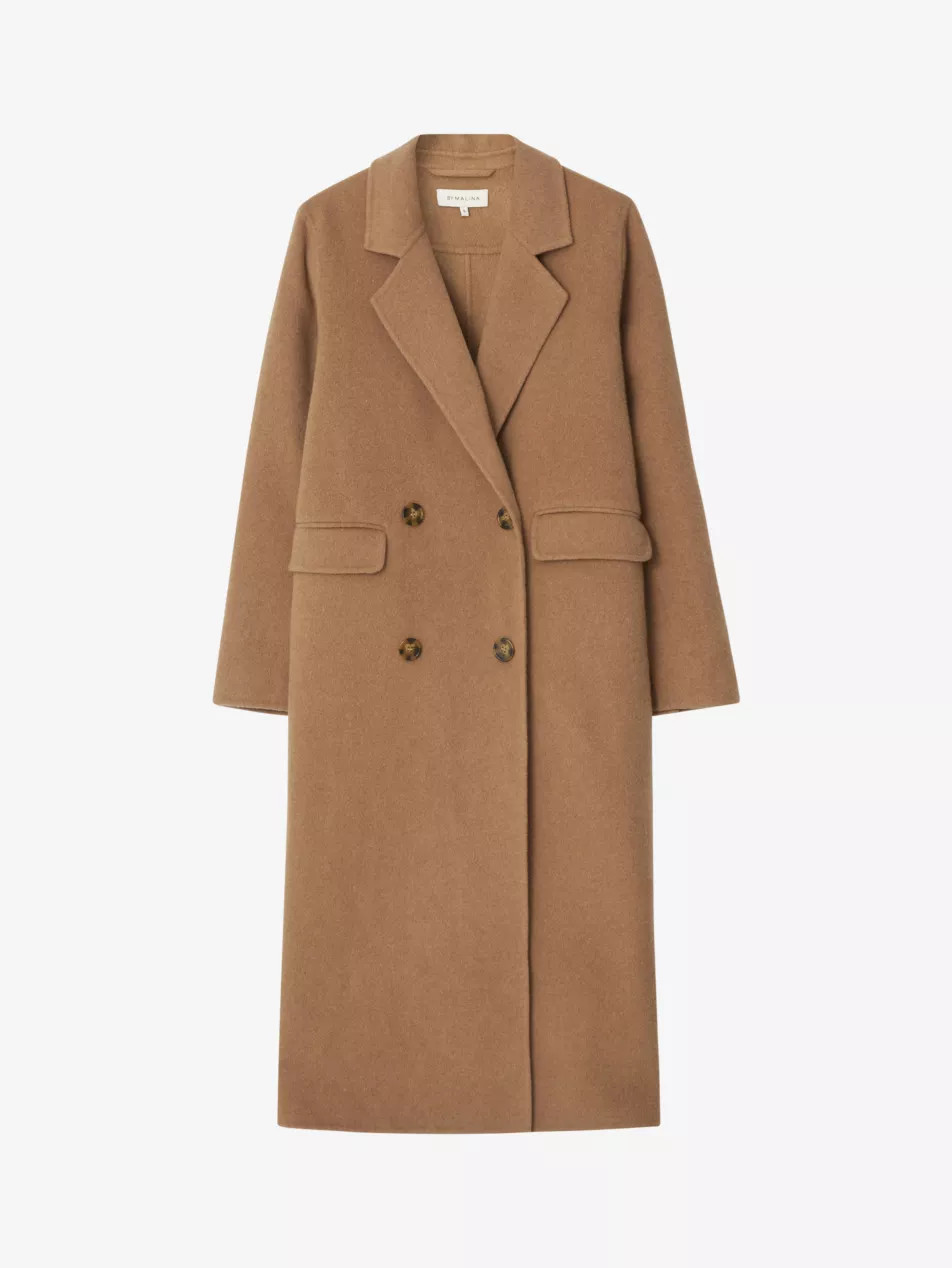 Lauretta double-breasted wool-blend coat | Selfridges
