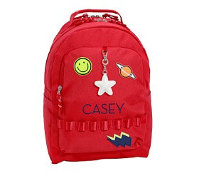 Make It Mine Red Backpack | Pottery Barn Kids