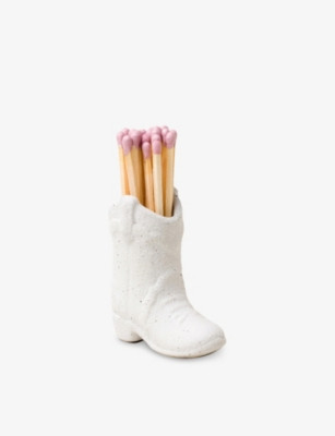 Cowboy Boot Ceramic Match Holder | Selfridges