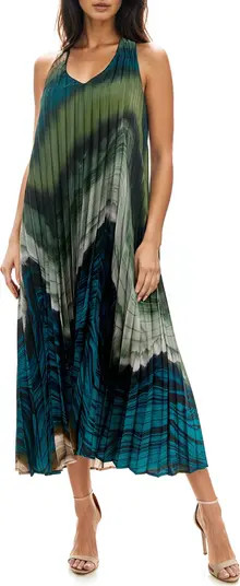 Sunburst Pleat Maxi Dress | Nordstrom