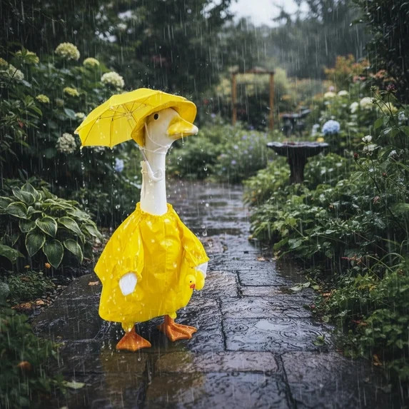 Raincoat Porch Goose Outfits,Summer Lawn Goose Statue Raincoat Costume for 23",Yard Goose Clothes... | Walmart (US)
