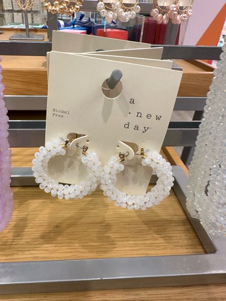 Cute Target finds: hoop glass bead earrings

#LTKU #LTKfindsunder50 #LTKSeasonal