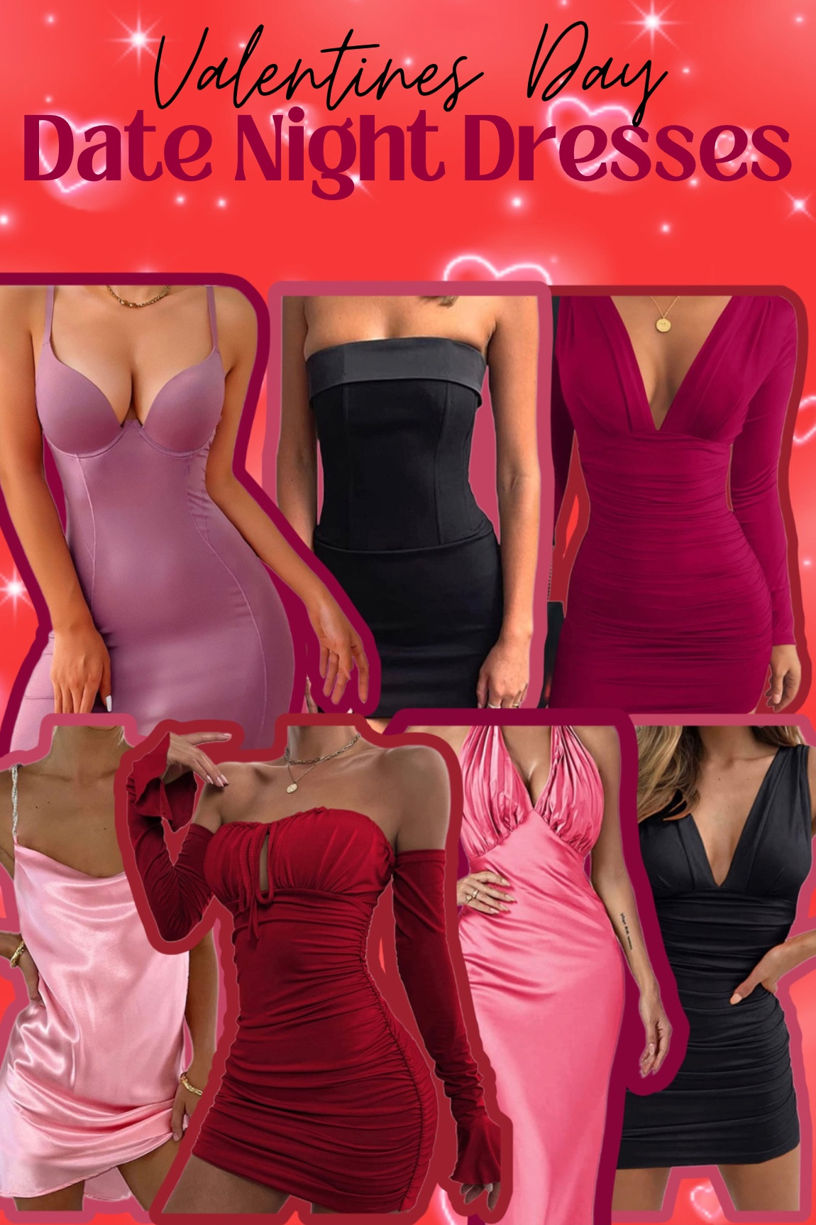Valentines Day Date Night Dresses!
dinner dress, valentines outfit, inspo
#reddress #sexydress #pinkdress

#LTKunder100 #LTKstyletip #LTKunder50