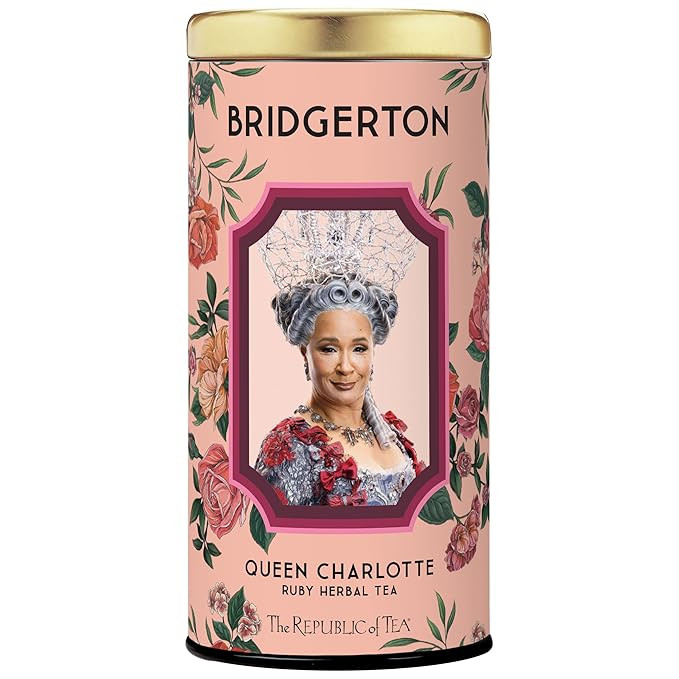 The Republic of Tea — Bridgerton Queen Charlotte Ruby Herbal Tea, 36 Tea Bags | Amazon (US)