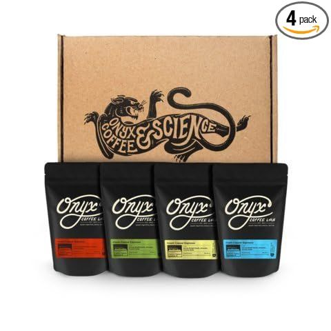 Onyx Coffee Lab Roaster Sample Box, Whole Bean Coffee, Light Roast, Gourmet Specialty Coffee, Fou... | Amazon (US)