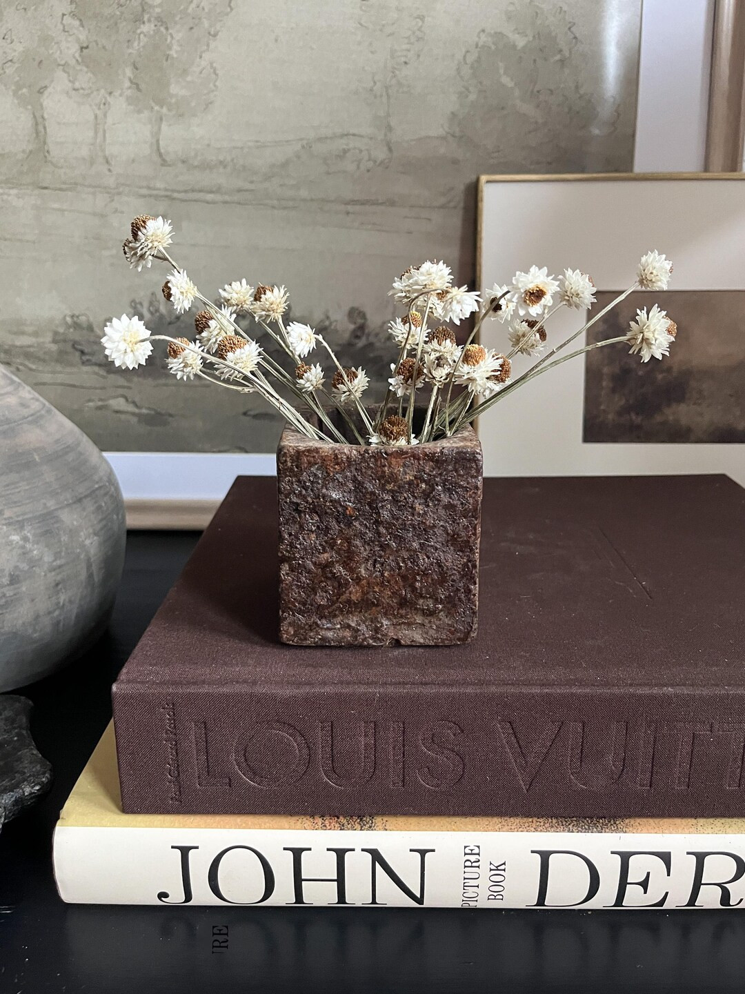 Vintage Iron Candle Holder Square Iron Cup - Etsy | Etsy (US)