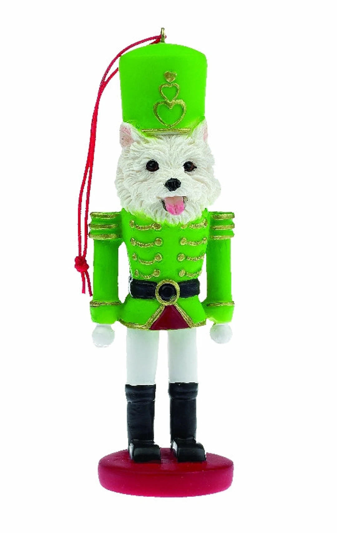 Westie Nutcracker Christmas Ornament. Hand Painted and - Etsy | Etsy (US)