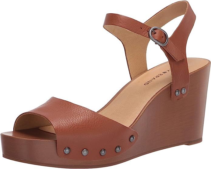 Lucky Brand Women's Zashti Wedge Sandal | Amazon (US)