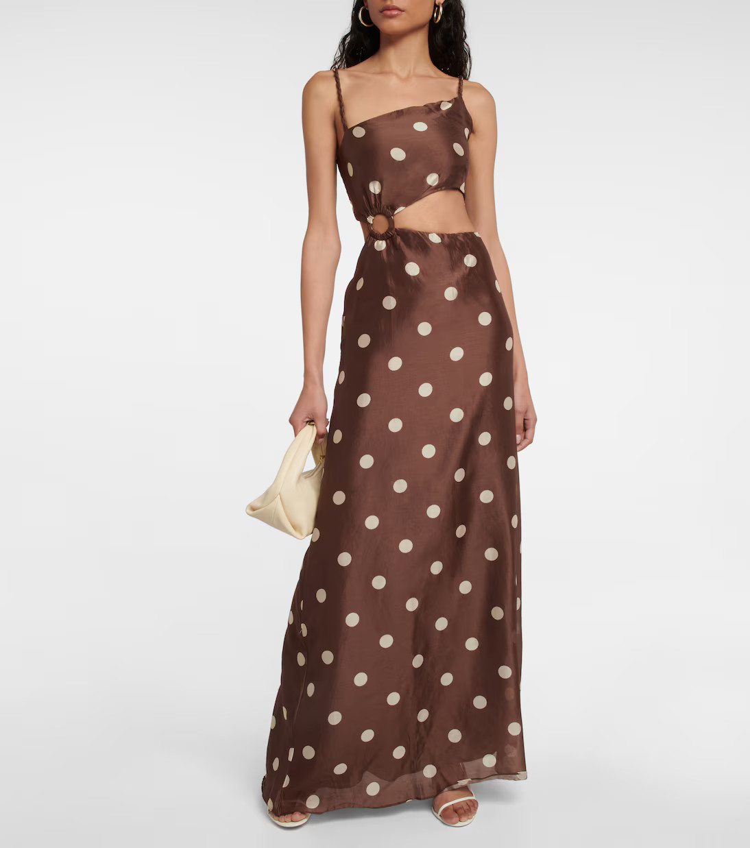 Vivi polka-dot cotton and silk maxi dress | Mytheresa (UK)
