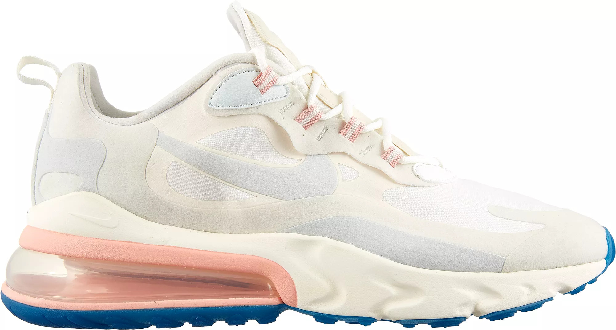 Nike Men's Air Max 270 React Shoes, Size: 7.5, Summit Wht/Aqua/Phantom | Dick's Sporting Goods