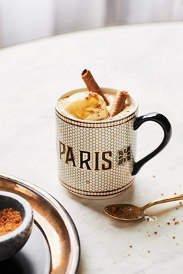Bistro Tile Stoneware City Mug | Anthropologie (US)