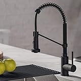 Kraus KPF-1610MB Bolden 18-Inch Commercial Kitchen Faucet with Dual Function Pull-Down Sprayhead in  | Amazon (US)