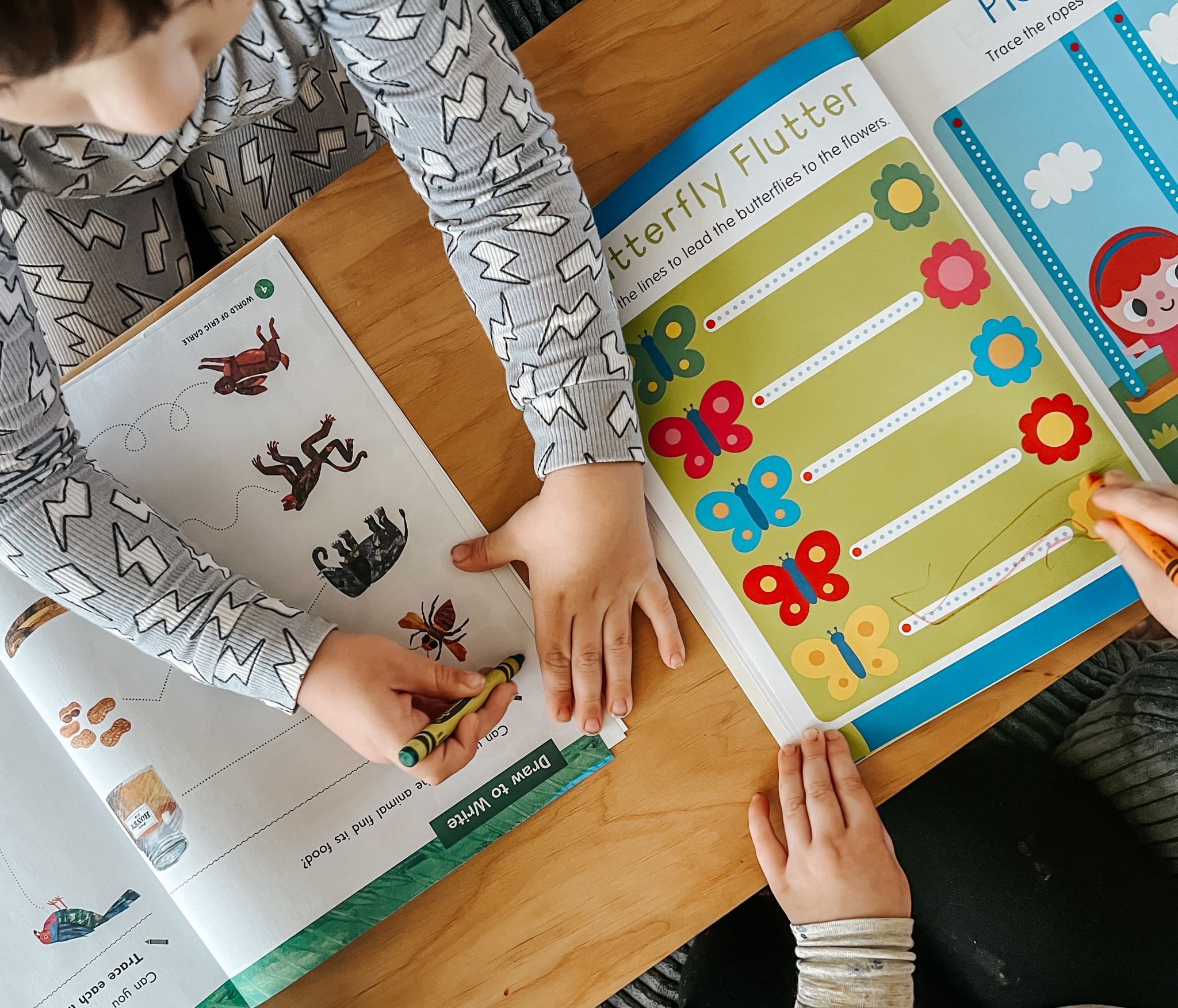 My four year old is soooo into learning! I grabbed him a couple of preschool workbooks this weekend at Target, and his favorite is this one from Eric Carle! 

I also got my 2 year old a toddler workbook, because she wants to keep up with her bubs! I love this age and watching them learn! 

#LTKmomlife #LTKKids #LTKU