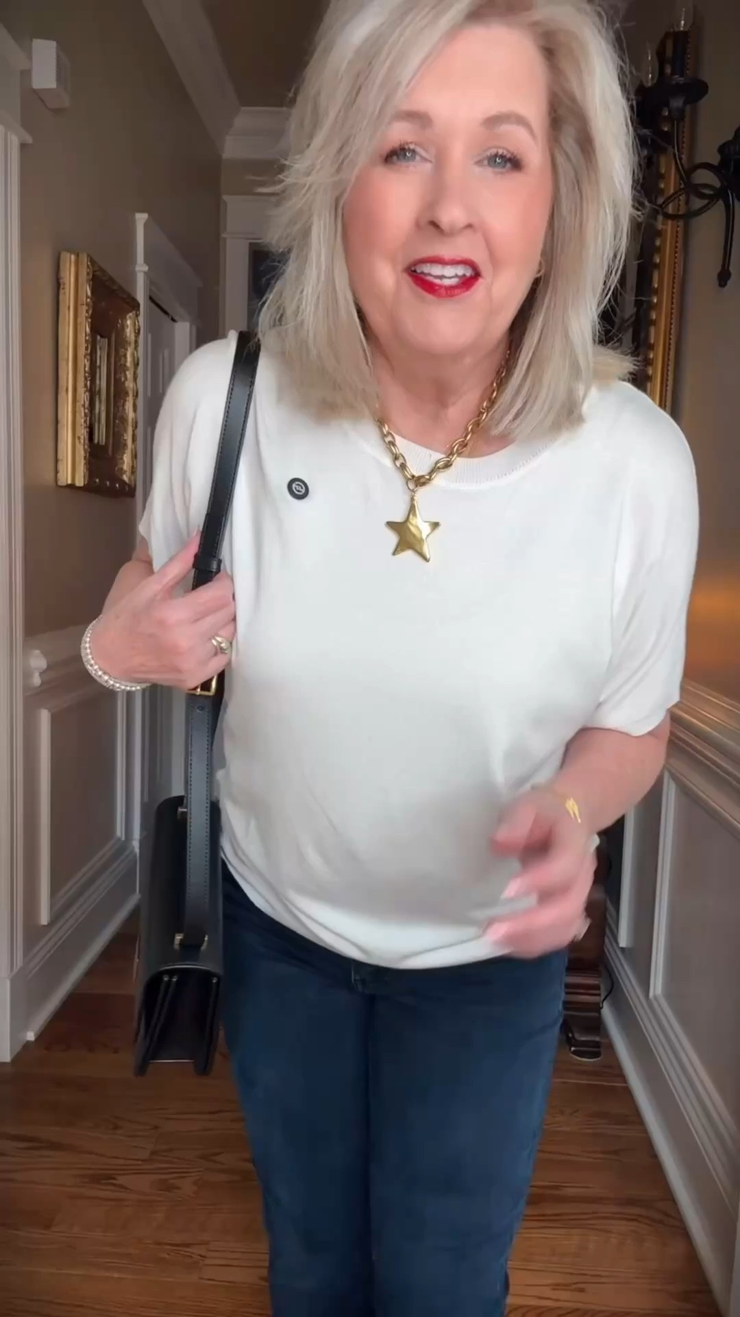 Here is my go-to everyday style formula. A lightweight sweater and jeans are what I reach for 90% of the time. And, of course I have to throw in some jewelry to give it some pizzazz. 

