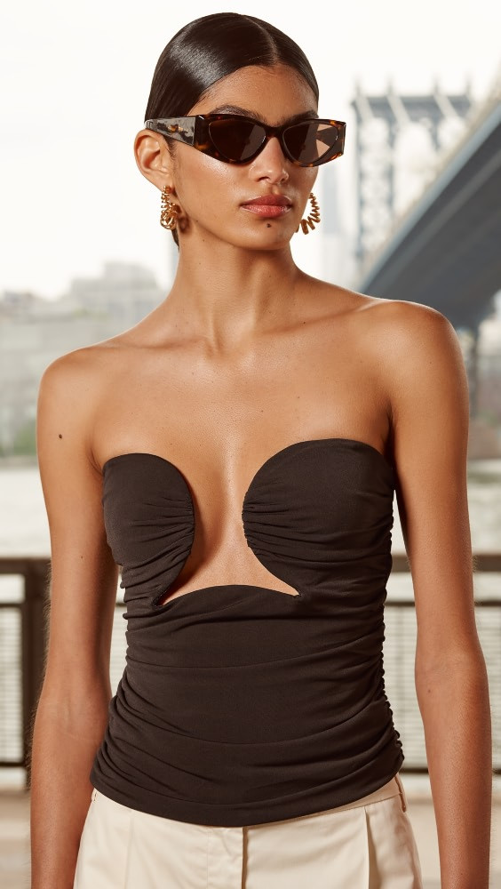 Pixie Market Dominique Wire Bustier Top | Shopbop | Shopbop