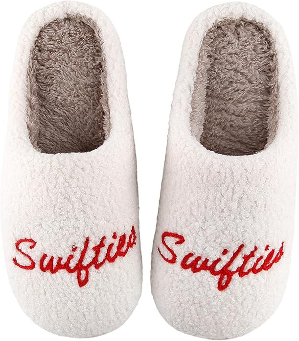 Comfy House Slippers For Women Men, Ladies Fuzzy Bedroom Slippers,indoor Outdoor Memory Foam Shoe... | Amazon (US)