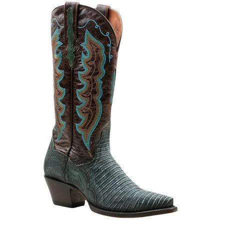 Dan Post Women s Rustic Exotic Lizard Western Boot Snip Toe - DP80066 7 M US | Walmart (US)