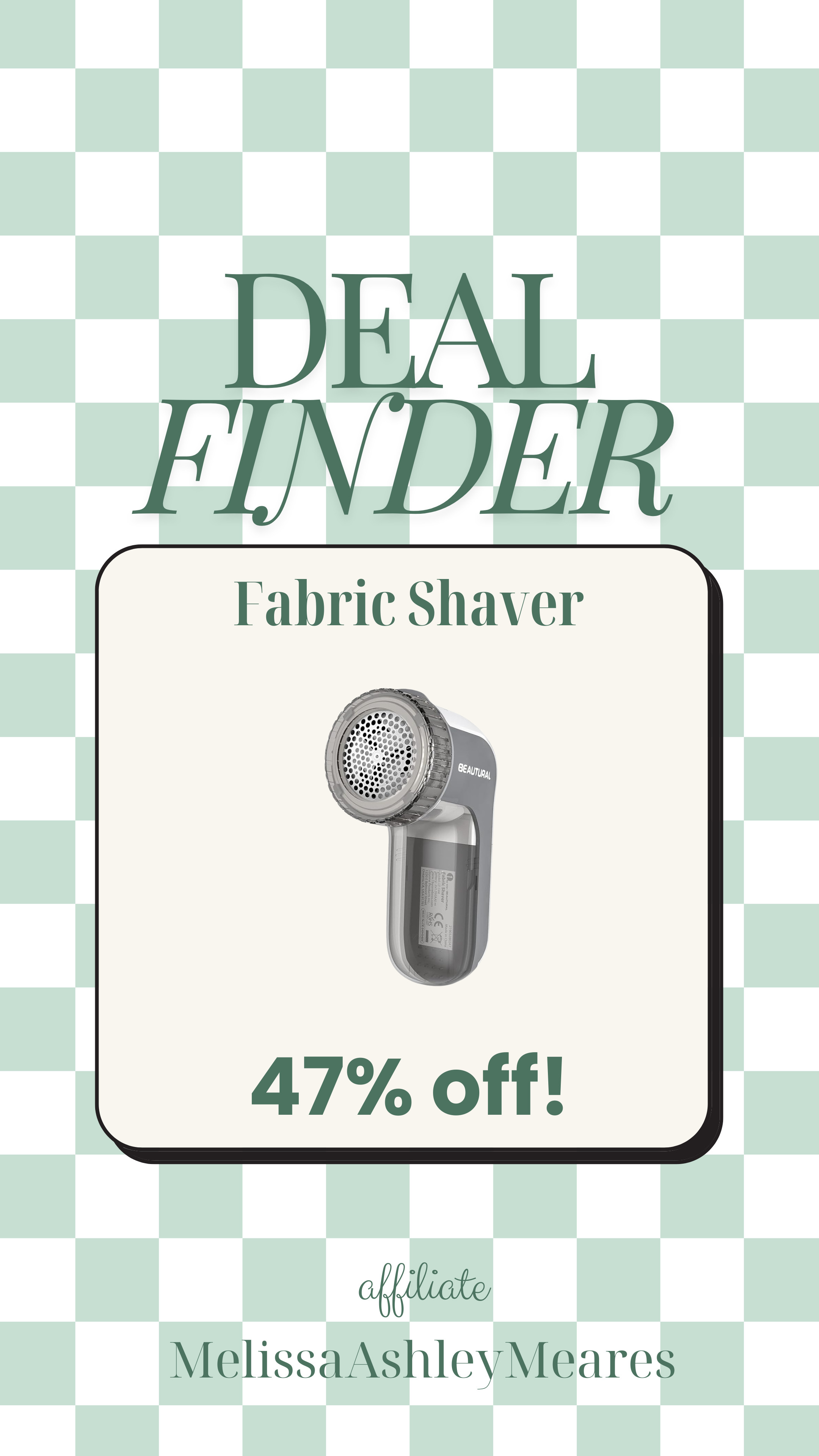 My fabric shaver is almost half off right now! Comes in multiple colors AND it includes 2 replacement blades. I've used mine for a couple of years now and I love it!  lint remover, sweater shaver, clothes shaver, sweater fuzz, clothes fuzz, fabric pills, fabric pilling, furniture shaver, furniture pills, furniture fuzz 

 #LTKHome #LTKSaleAlert #LTKFindsUnder50