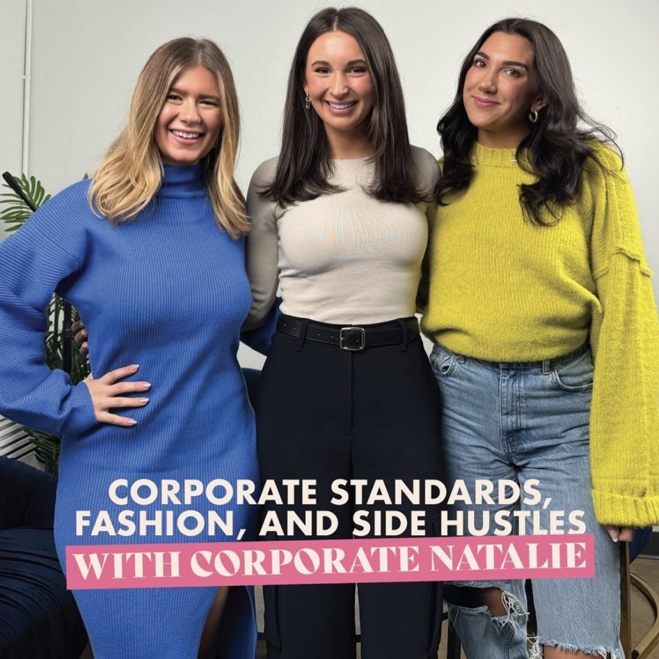 we are joined by Corporate Natalie today in the studio as we discuss everything from how to keep things private while having a public platform to the differences between SF and NYC. 

#LTKSeasonal #LTKstyletip