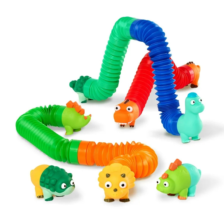 Battat Li'l Dino Buddies Sensory Dinosaur Tubes 15 Pieces, Toddler and Preschool Toys for 2 Years... | Walmart (US)