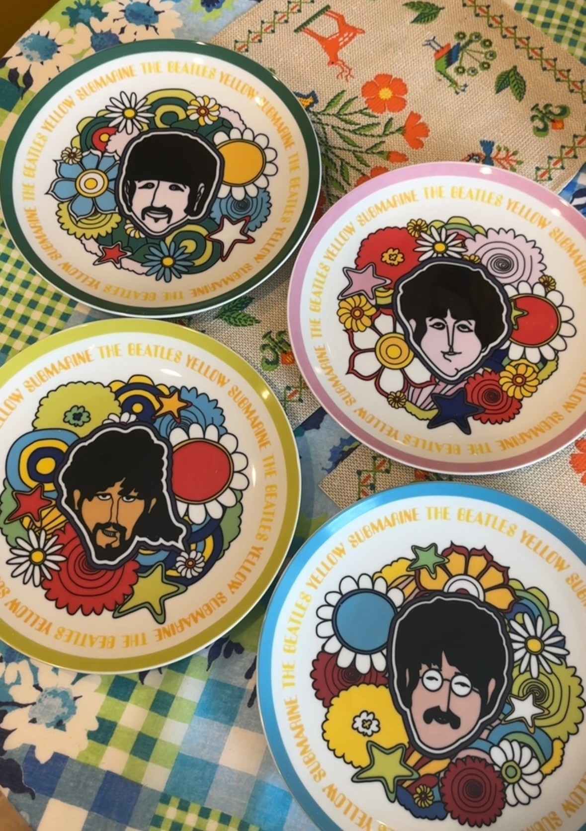 Beatles Yellow Submarine collectible plates 

#LTKHome