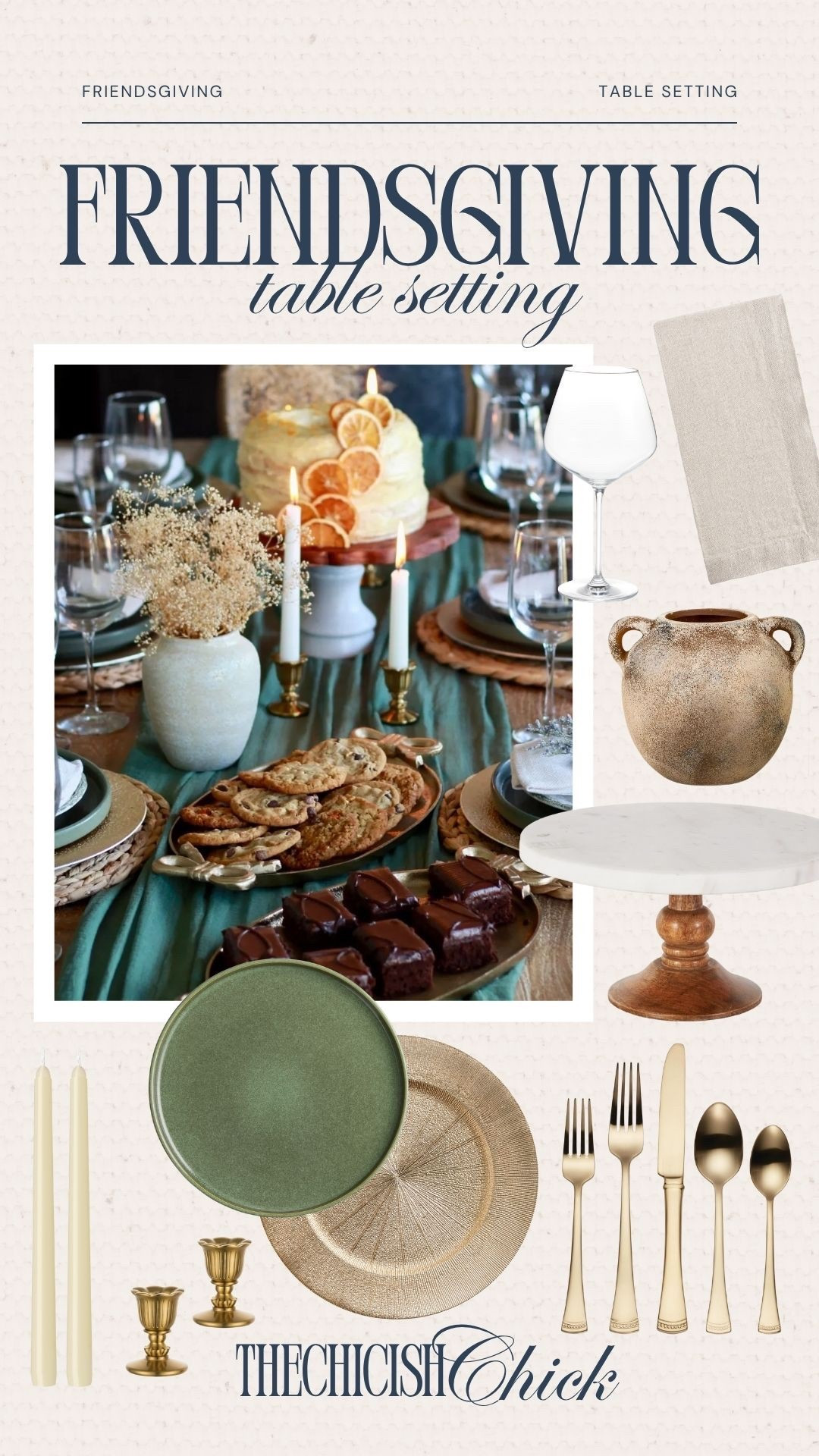 Friendsgiving tablescape. Pops of green and lots of desserts are the perfect touches for a friendly get together . 

#LTKHoliday #LTKSeasonal #LTKHome