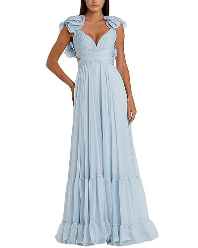 Mac Duggal Ruffle Tiered Chiffon Gown | Gilt & Gilt City