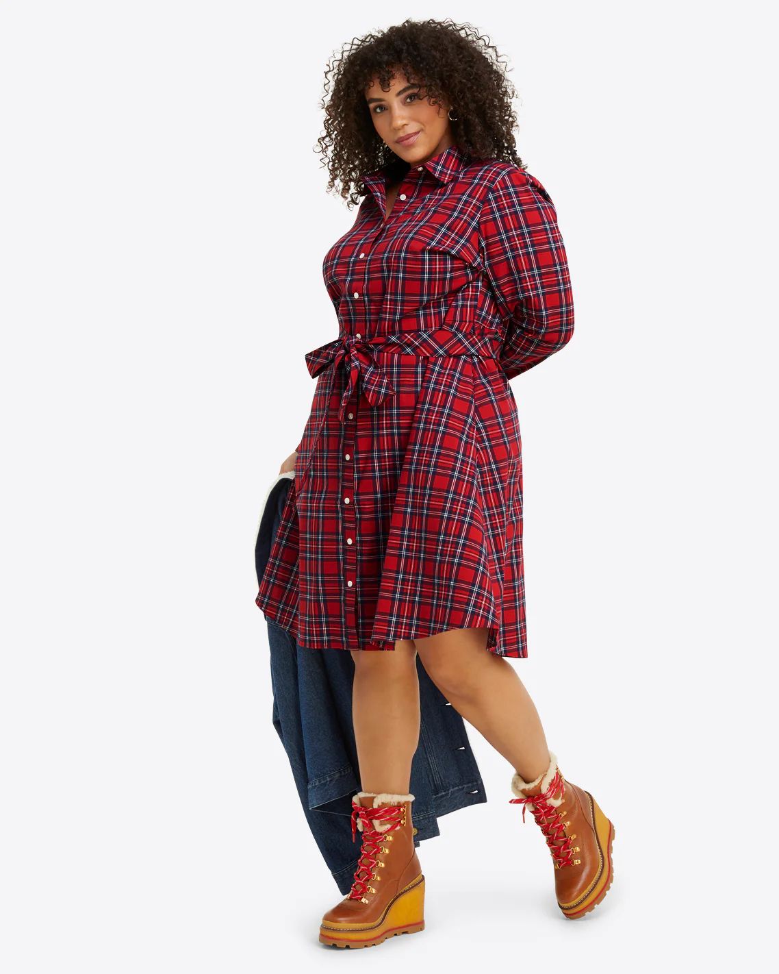 Carly Shirtdress in Angie Plaid | Draper James (US)