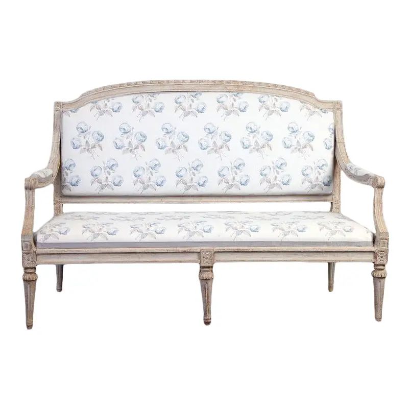 19th Century Antique Swedish Sofa | Chairish