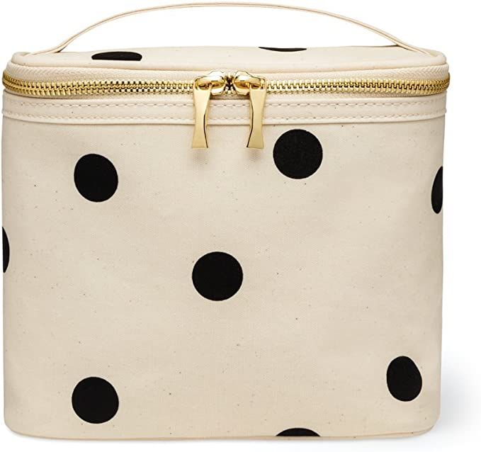 Kate Spade New York Women's Lunch Tote, (Out To Lunch) Big Deco Dot, Canvas | Amazon (US)