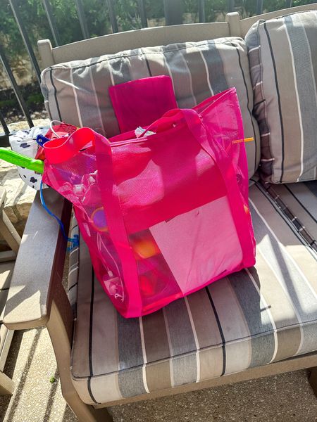 $8 Walmart mesh beach bag 

#LTKtravel #LTKunder50 #LTKswim