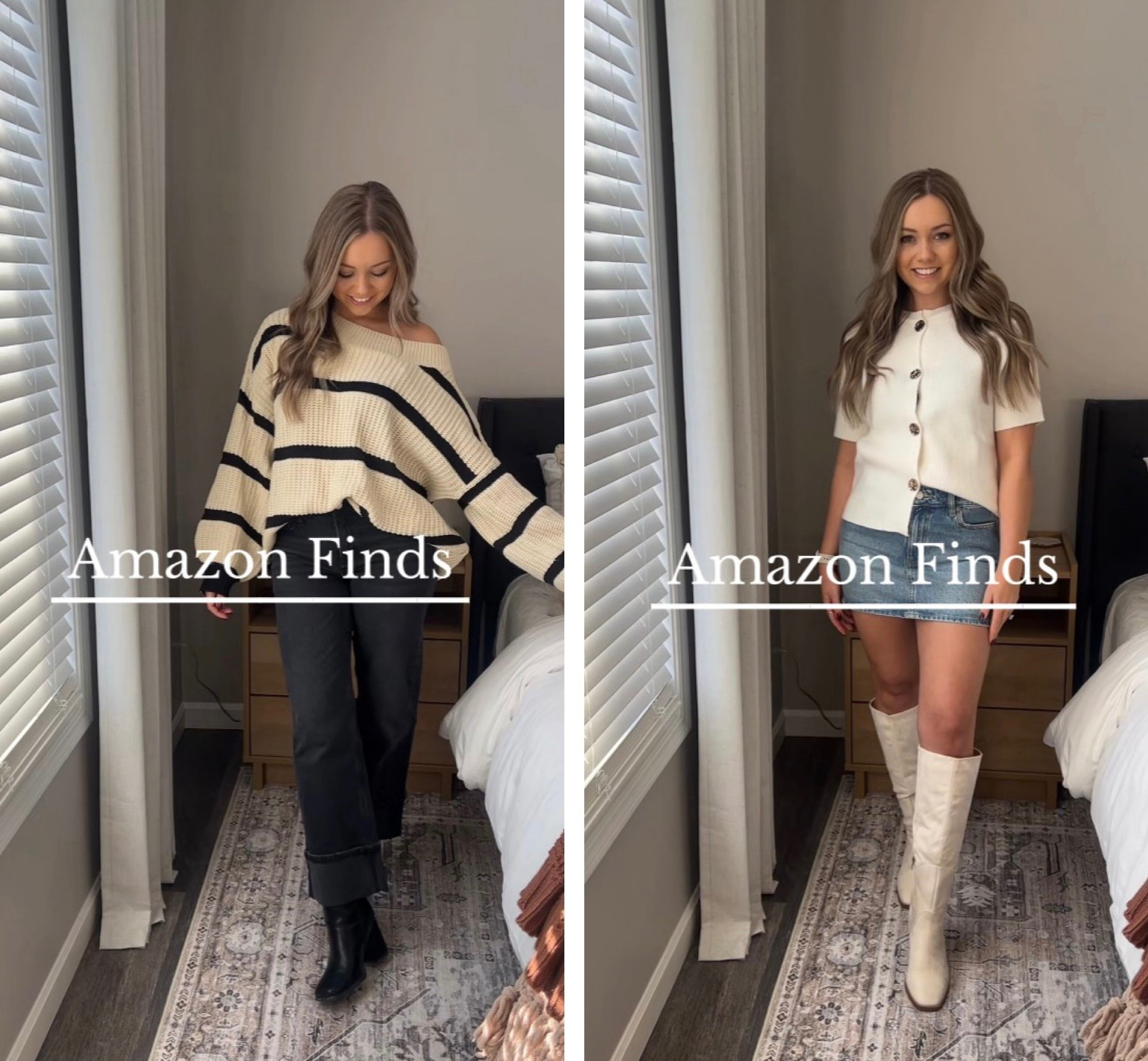 Found some must-have pieces on Amazon! Cozy sweaters, boots, and a clutch. 🎄❄️❤️


#LTKootd #LTKHoliday #LTKU