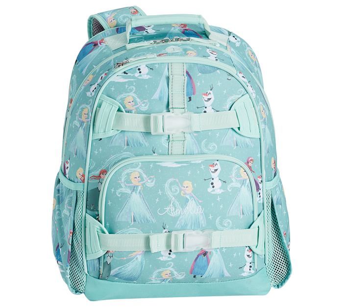 Mackenzie Aqua Disney Frozen Backpacks | Pottery Barn Kids
