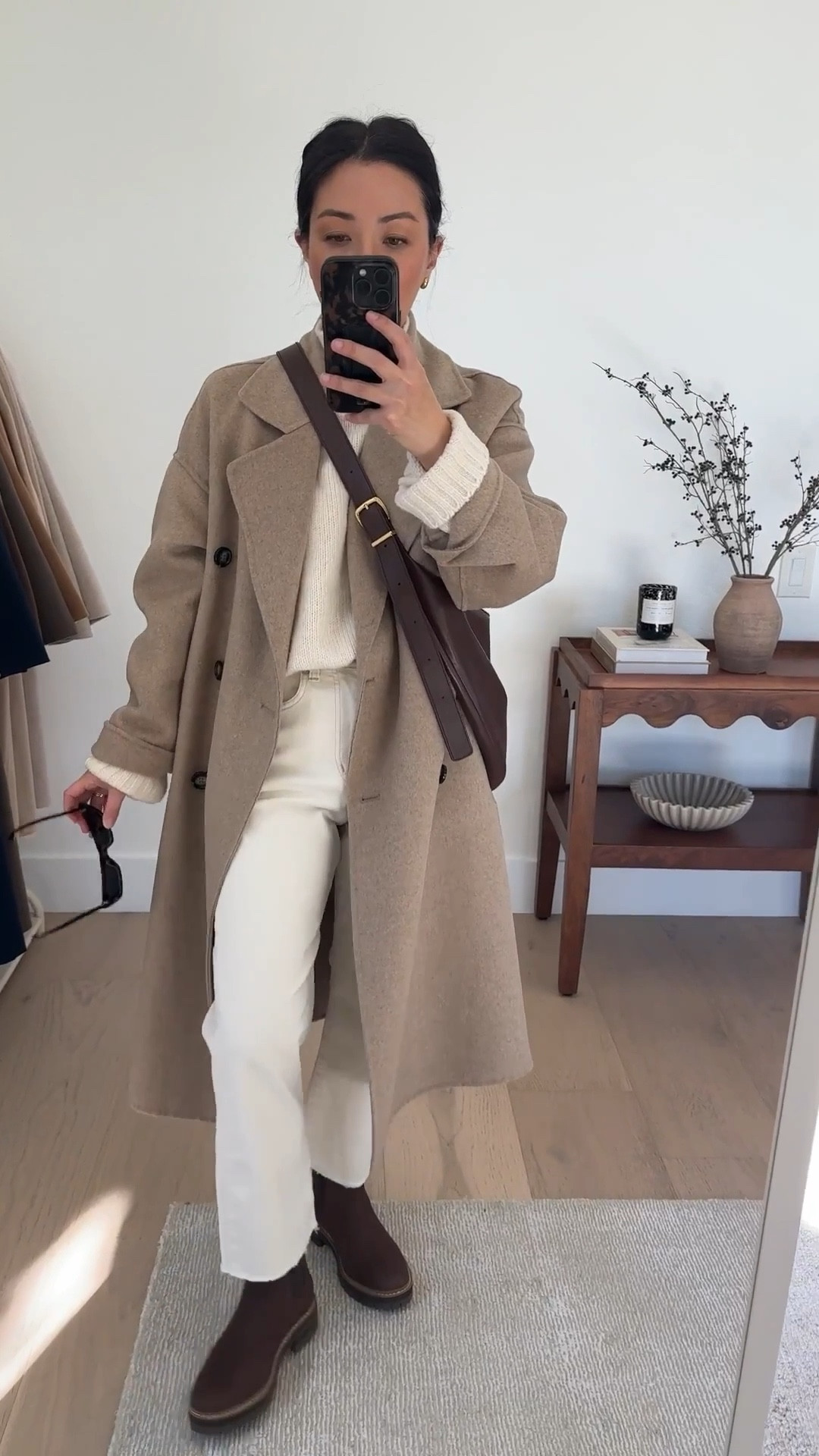 Tom’s Bennet Chelsea boots - great lug sole option that is waterproof and has shearling inside to keep you warm. These are very comfy and lightweight (don’t weigh you down) 

Mango coat xxs. Color is old 
Everlane Cloud turtleneck xxs (old)
Madewell 90’s jeans 25, but hems (old)
Tom’s Chelsea boots 5.5
Madewell curve sling bag (old)
Celine sunglasses 

Petite style, boots, winter outfit, winter style 

#LTKootd #LTKPetite #LTKSeasonal