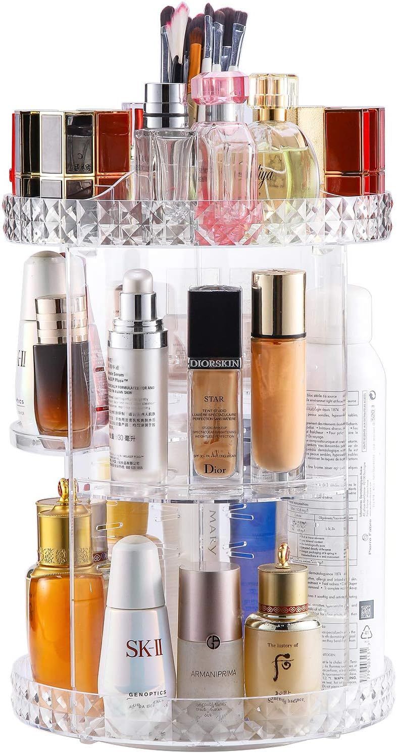 Acrylic Makeup Organizer, Cosmetic Storage and Vanity Perfume Organizers in Countertop Bathroom D... | Amazon (CA)