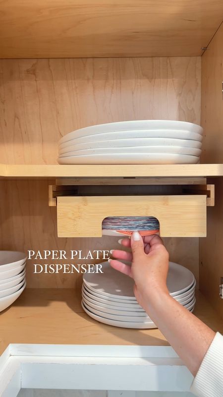 This is one of my favorite Amazon finds for the home. This paper plate dispenser is easy to install, comes in sizes for different size paper plates, and maximizes kitchen cabinet or pantry storage. 

#LTKFamily #LTKHome #LTKFindsUnder50