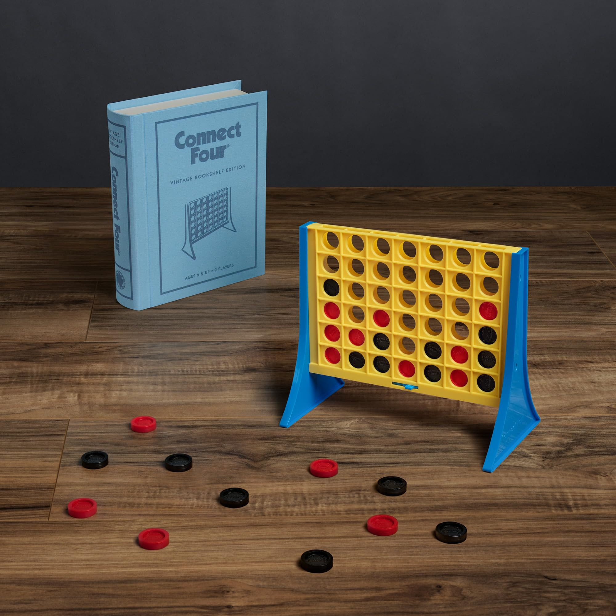 WS Game Company Connect Four Vintage Bookshelf Edition | Amazon (US)
