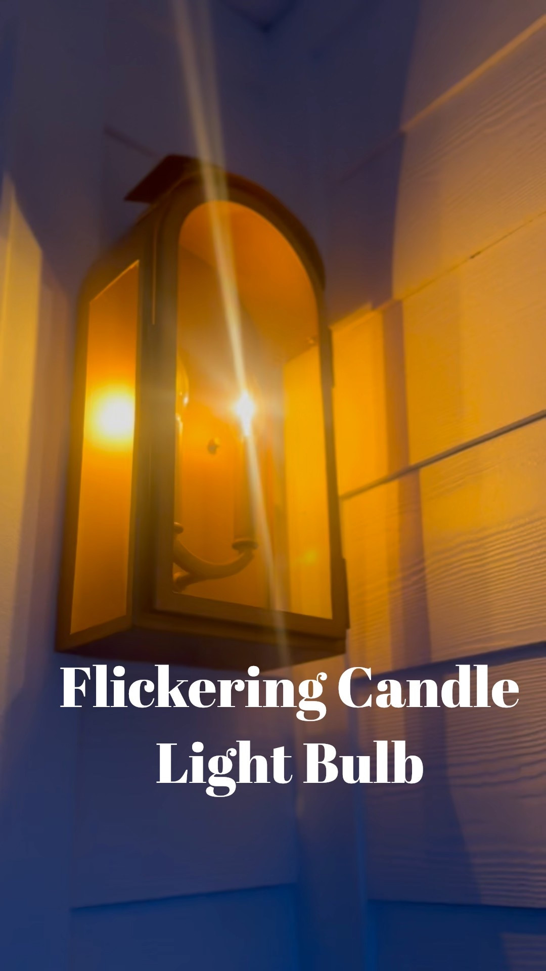Give any exterior light the look of a high-end gas powered French lantern with these affordable flickering candle light bulbs. A must have to elevate your home’s exterior. #frenchlantern #exteriorlighting #exteriorlights #outdoorlighting

#LTKSeasonal #LTKHome #LTKSummerEdit