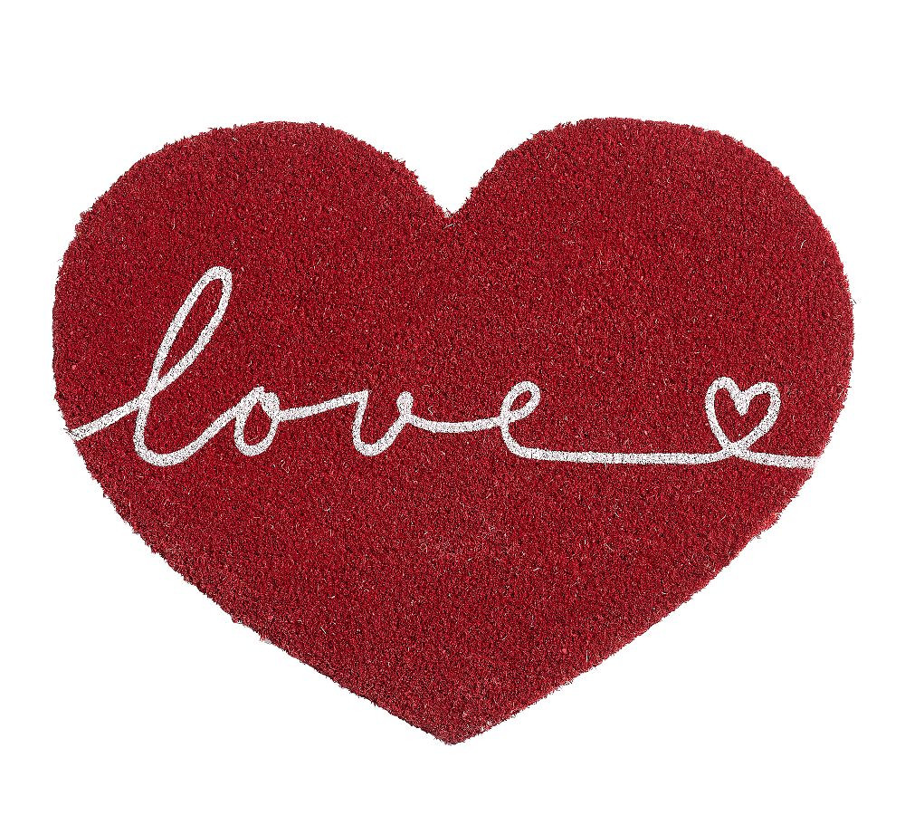 Love Script Figural Doormat | Pottery Barn (US)