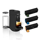 Nespresso VertuoPlus Coffee and Espresso Machine by De'Longhi, Black Matte, with Best Selling Vertuo | Amazon (US)
