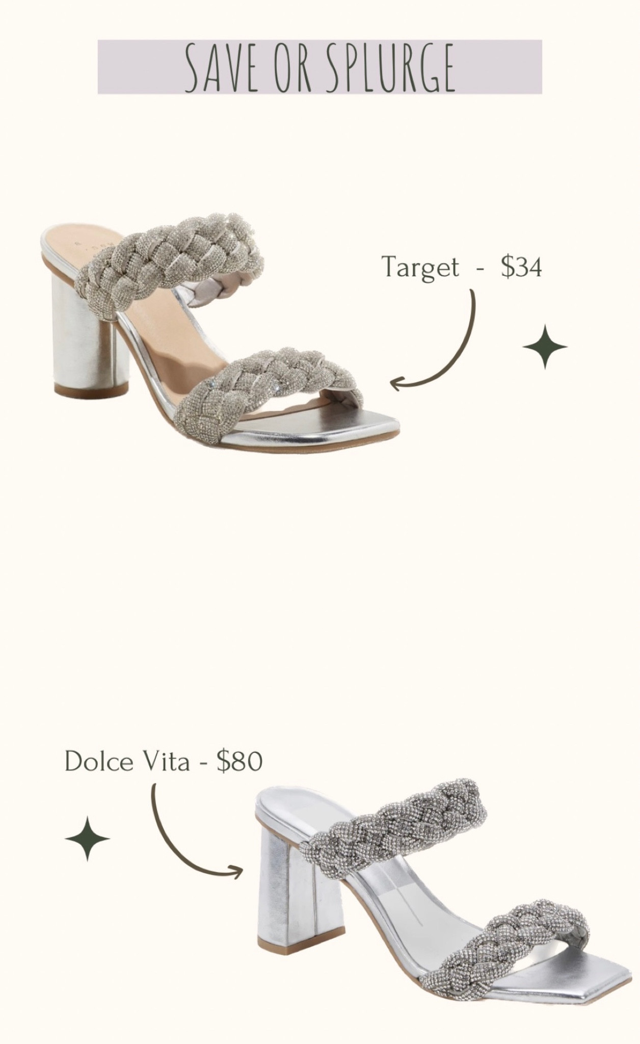 Save or Splurge - Target vs. Dolce Vita Rhinestone Heels

#LTKwedding #LTKfit #LTKshoecrush