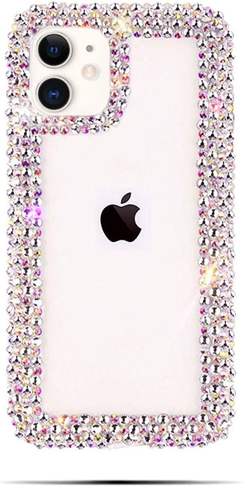 BONITEC Jesiya for iPhone 11, 3D Glitter Sparkle Bling Case Luxury Shiny Crystal Rhinestone Diamo... | Amazon (US)