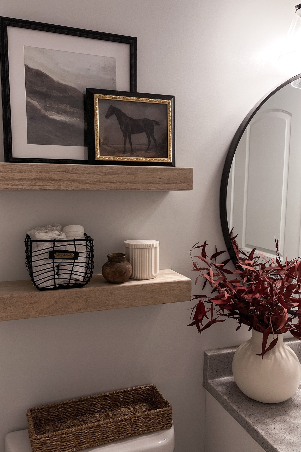 Small bathroom with fall touches

#LTKstyletip #LTKSeasonal #LTKhome