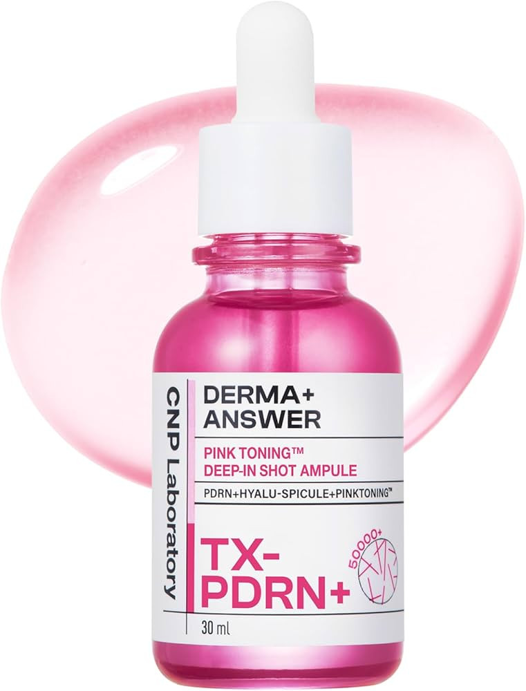 CNP PDRN + Tranexamic Acid Serum 15%, Pink Toning Skin Booster, Niacinamide & Micro-spicules, for... | Amazon (US)