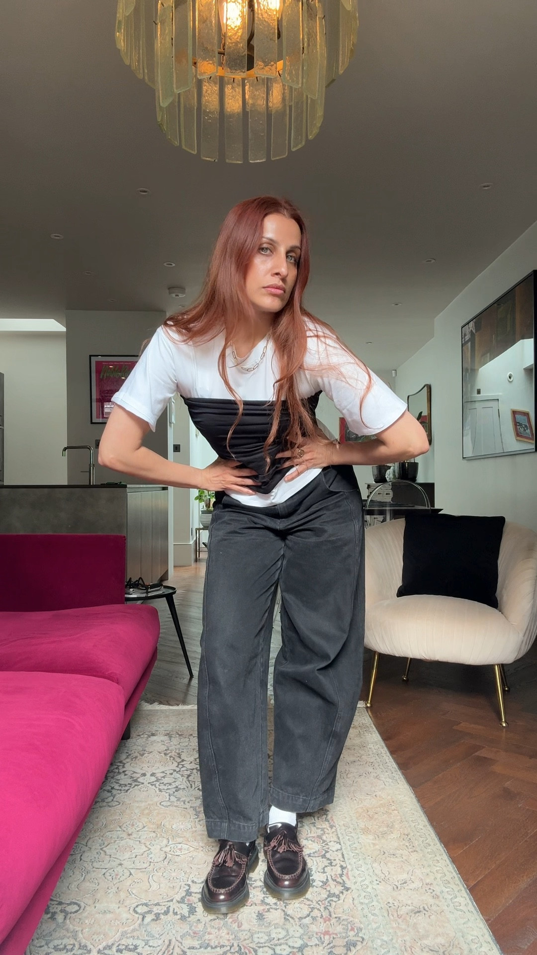 T/tube top combo #asos 
Barrel leg jeans #cider
Adrian loafers #docmartens
Leopard tote bag #asos 

#LTKuk #LTKsummer