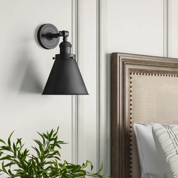 Estella 1 - Light Dimmable Armed Sconce | Wayfair North America